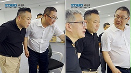 ZOBO卓邦張新峰與協(xié)會領(lǐng)導(dǎo)走訪中建電子信息技術(shù)有限公司，共商發(fā)展大計(jì)