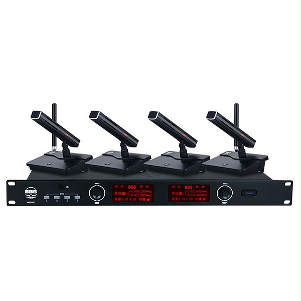 BBS商用話(huà)筒 WH900話(huà)筒 無(wú)線(xiàn)會(huì)議話(huà)筒 1拖4無(wú)線(xiàn)會(huì)議麥克風(fēng)-BBS話(huà)筒