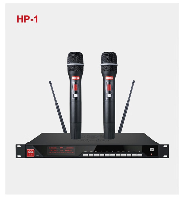 BBS娛樂(lè)話筒 HP-1 一拖二無(wú)線話筒 無(wú)線麥克風(fēng) 真分集話筒 舞臺(tái)演出會(huì)議婚慶主持1
